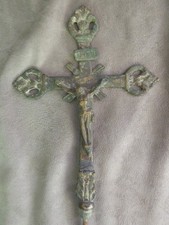 Antique CRUCIFIX, bronze.