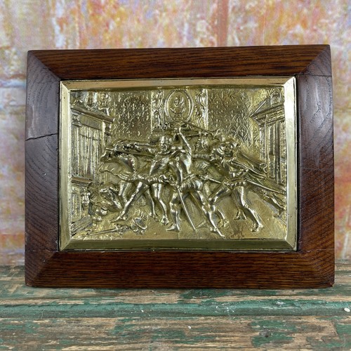 Plaque bronze - en, –