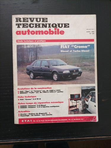 Revue technique fiat croma - technique, 2.5