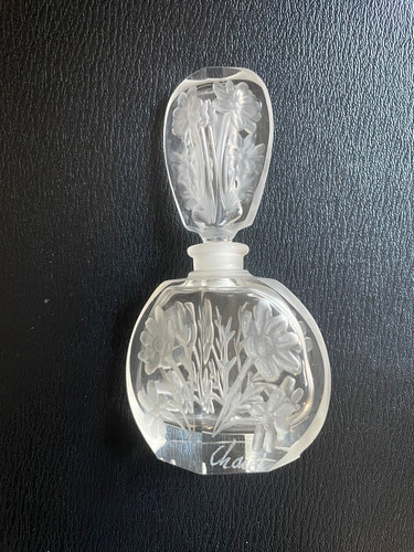 Charet flacon cristal taillé - flacon,