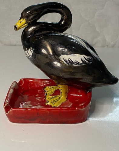 Cendrier zoomorphe cygne - , en