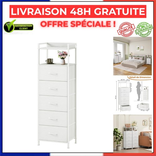 Somdot commode haute tiroirs - somdot, 5