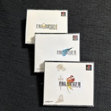 PS1 FINAL FANTASY 7 8 9 VII VIII IX FF Lot 3 Set Playstation1 Sony Japan Ver.