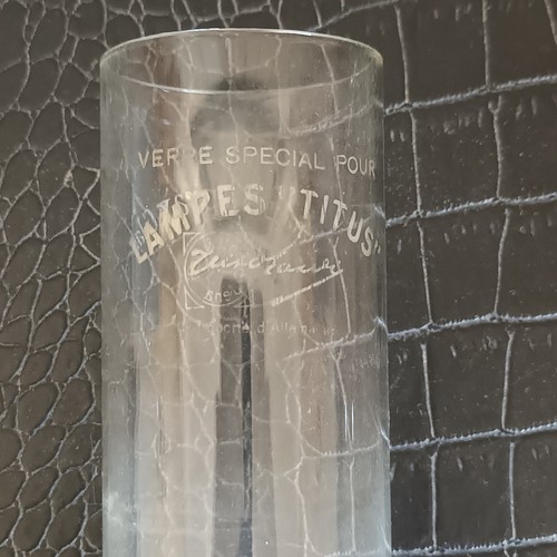Ancien verre lampe - ancien, de