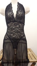 Robe Sexy Dentelle & Franges