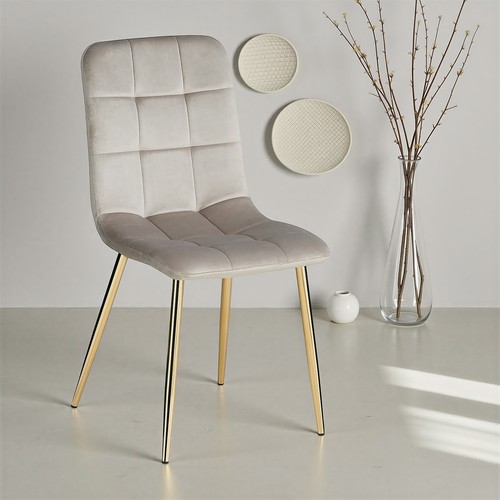 Chaise salle manger velours - chaise, à