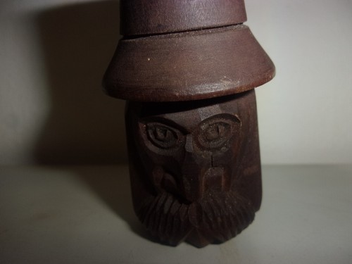 Pipe ancienne bois sculpté - pipe, en