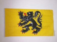 DRAPEAU FLANDRES 150x90cm - DRAPEAU FLAMAND - BELGIQUE 90 x 150 cm - DRAPEAUX -