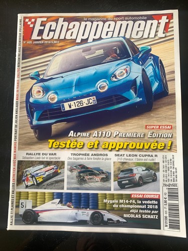 Echappement 605 1 - n°605, 1/2018