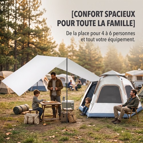 Tente camping 6 - de, 4-6