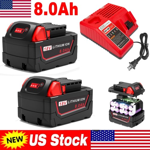 0ah battery for milwaukee - 8.0ah,