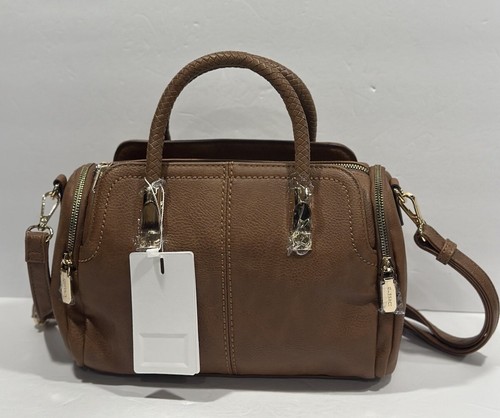 Gussaci brown leather satchel - gussaci,