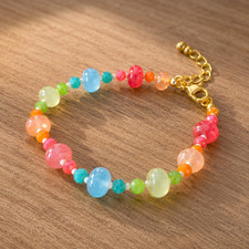 Bracelet femme perles rondes