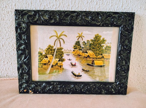 Paysage vietnam broderie - vietnam, en