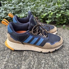 Adidas Shoes Men's 9.5 Blue Orange ZX 1K Boost Seasonality Sneakers GZ3544