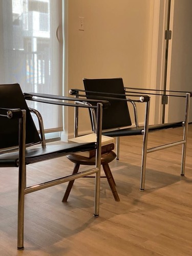 Two 1950 corbusier lc1 - 1950's,