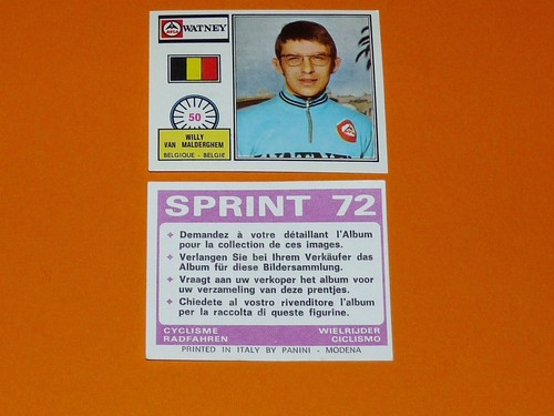 Panini sprint cyclisme 1972 - sprint,