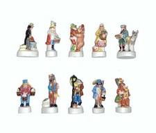 Complete series of 10 feves Les métiers du temps jadis III 1999