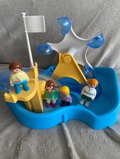 Piscine, tobogan et roue -