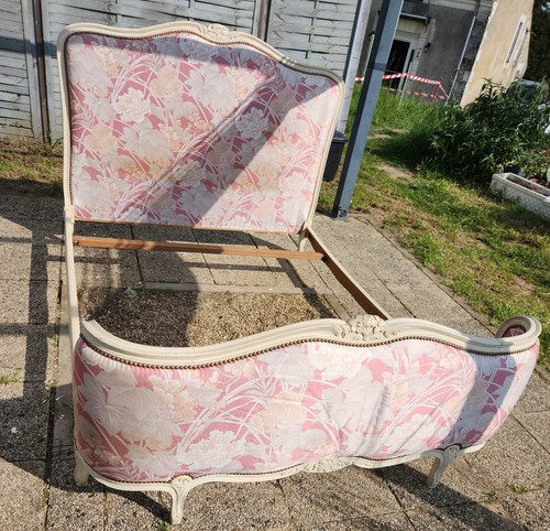 Ancien lit français corbeille - ancien,