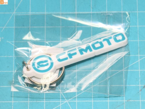 Porte clés moto blanc - cf, et