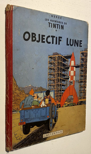 Tintin objectif lune b8 - lune, eo