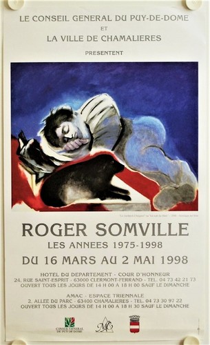 Affiche roger somville 1998 - roger,