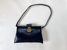 Sac à main en cuir bleu