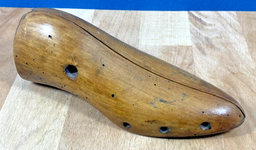 Antique shoe shape wood - shape,