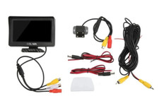 Caméra moniteur recul 4LED 4,3 pouces 120° grand angle IP68 étanche Vision nuit