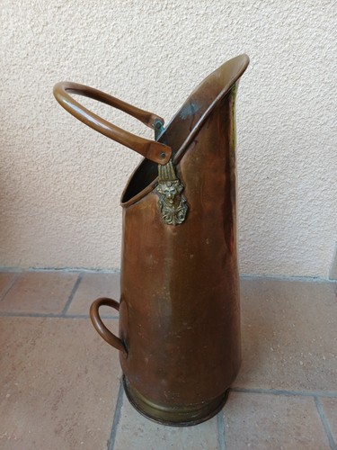 Seau charbon porte pluie - seau,