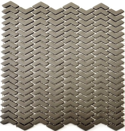 Mosaïque verre chevrons - mosaïque, de