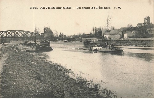 Auvers sur oise train - auvers-sur-oise, de
