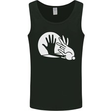Gilet Tank Top Silhouette Amusante De Main De Lapin Pour Homme