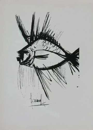Bernard buffet le poisson - le,