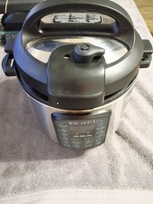Instant Pot DUO SV 60 Electric Pressure Cooker w/Lid & Rack ~Works~6 QT~and More