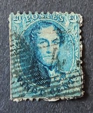 TIMBRE BELGIQUE BELGIE 1858