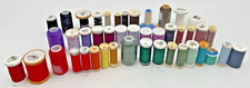 (32) GUTERMANN + FEW OTHER THREADS- NEW TO VERY LITTLE LEFT VARIETY OF COLORS