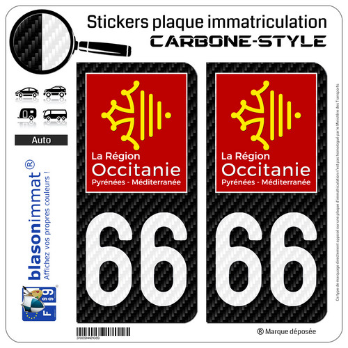 Stickers autocollants plaque - 2,