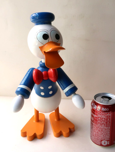 Donald tirelire bois 30cm - tirelire,