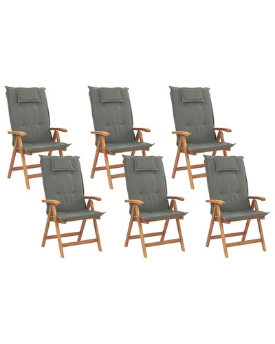 Lot chaises pliantes en - 6,