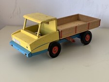 Antique Berliet Stradair wooden toy dump truck 50 cm Majolu Clairbois