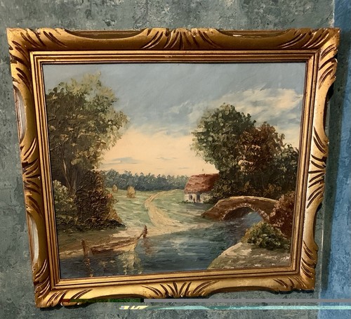 Grand tableau ancien - tableau,