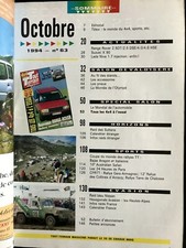 Tout Terrain Magazine 4x4 N°63 du 10/1994; Spécial Salon Tous les 4X4 à l'essai
