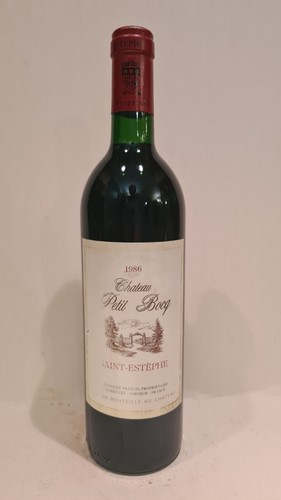 1986 saint estèphe château - 1986,