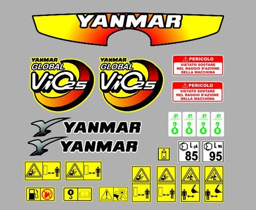 Yanmar vio autocollants kit - vio,