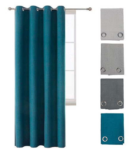 Rideau occultant 100 porte - occultant, 100%