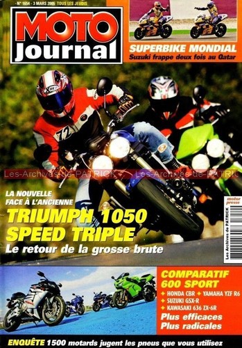Moto journal 1654 triumph - journal,