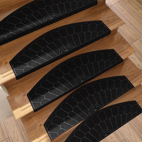 Tapis escalier gris marron - d'escalier,