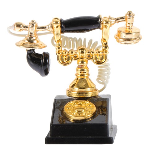 Vintage style mini telephone - vintage,